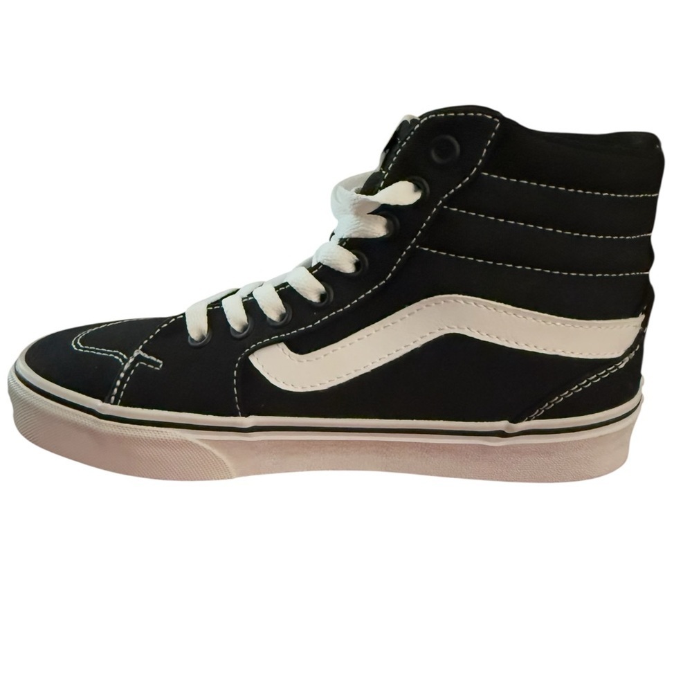 Vans Sk8 Hi Black White 6 High Top Sneakers Women Indie Sleaze Streetwear NIB - Picture 6 of 11